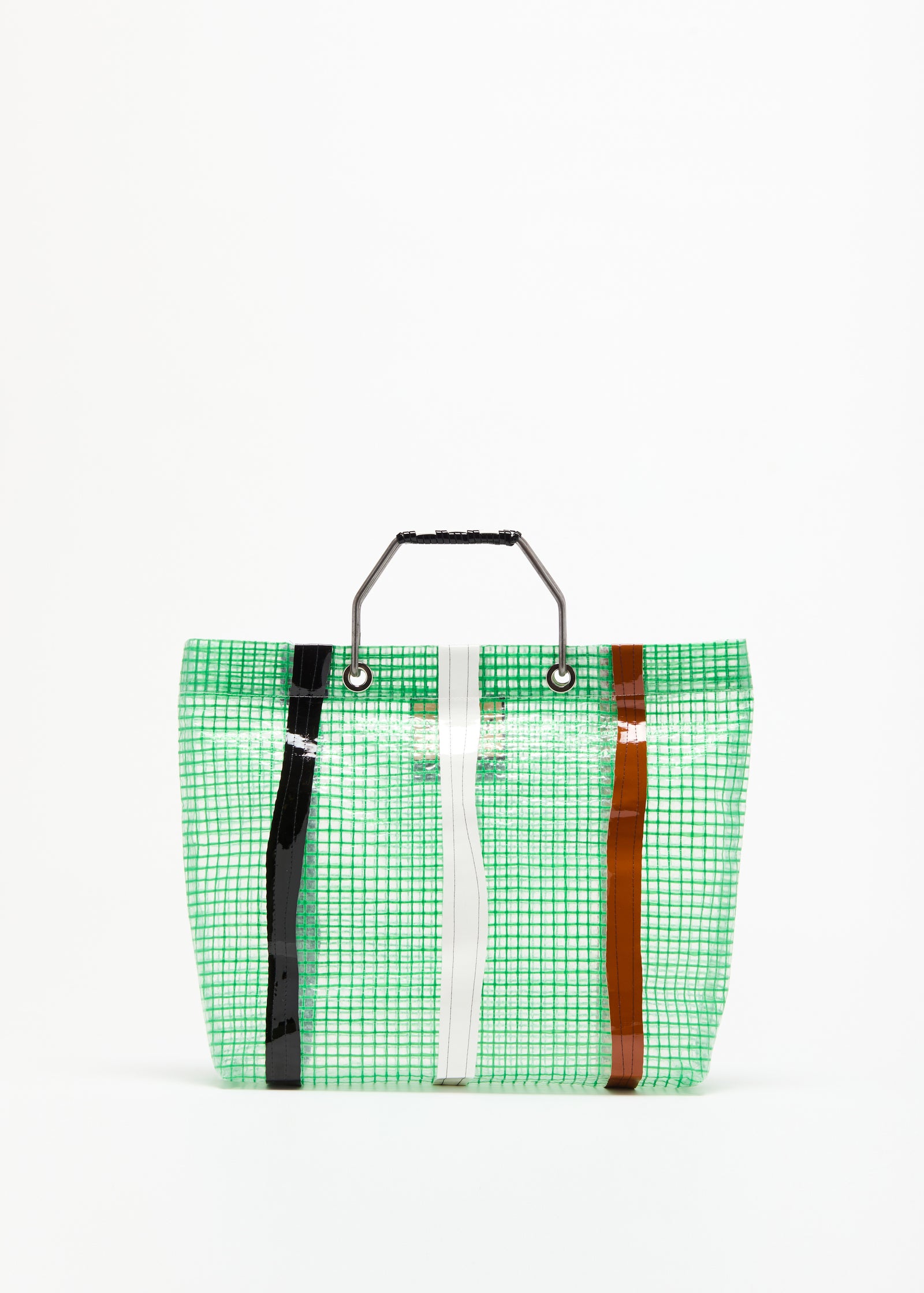 BORSA DA SPIAGGIA VERDE CERATA