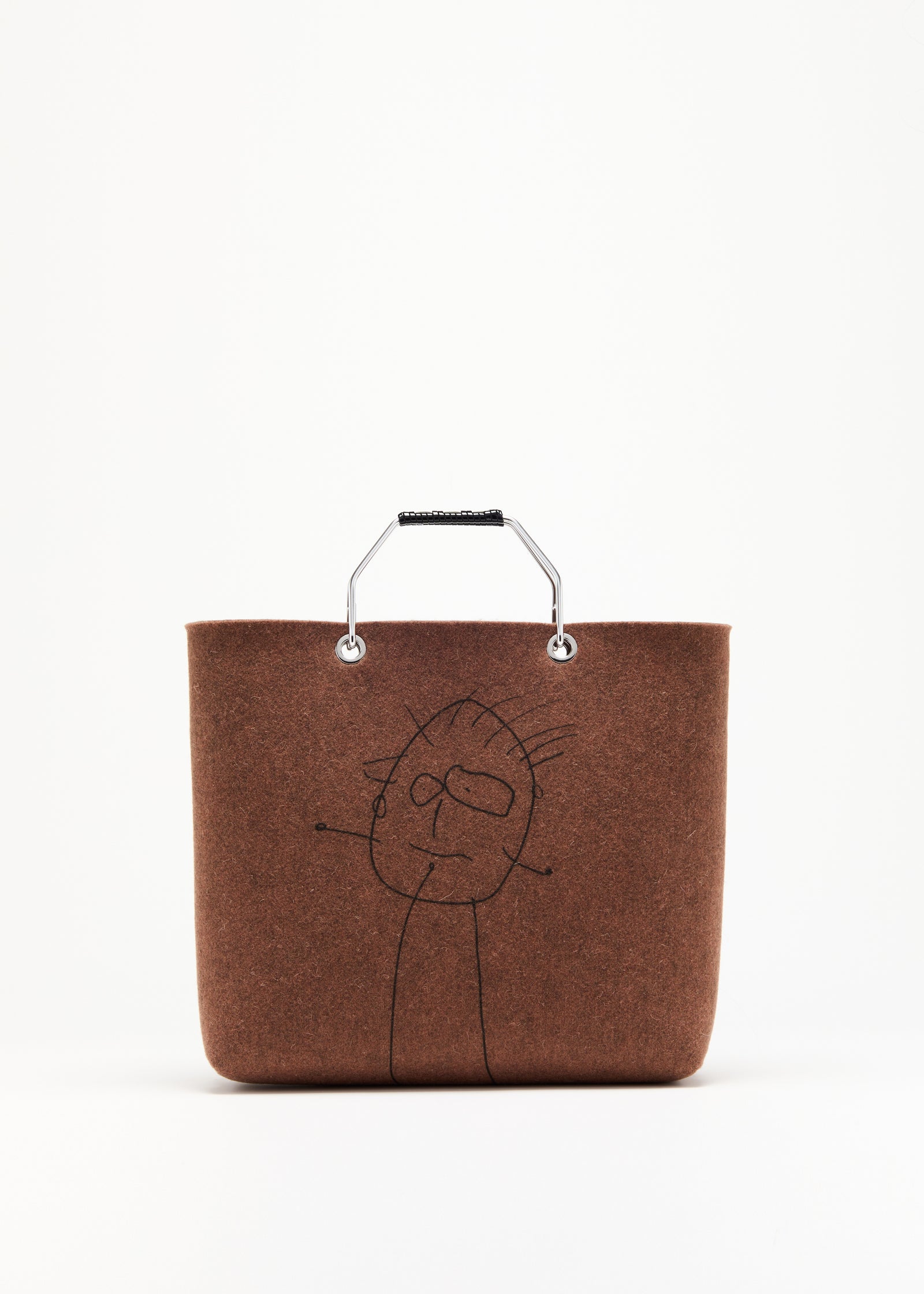 PILI AND BIANCA WOOL COAT SHOPPING BAG