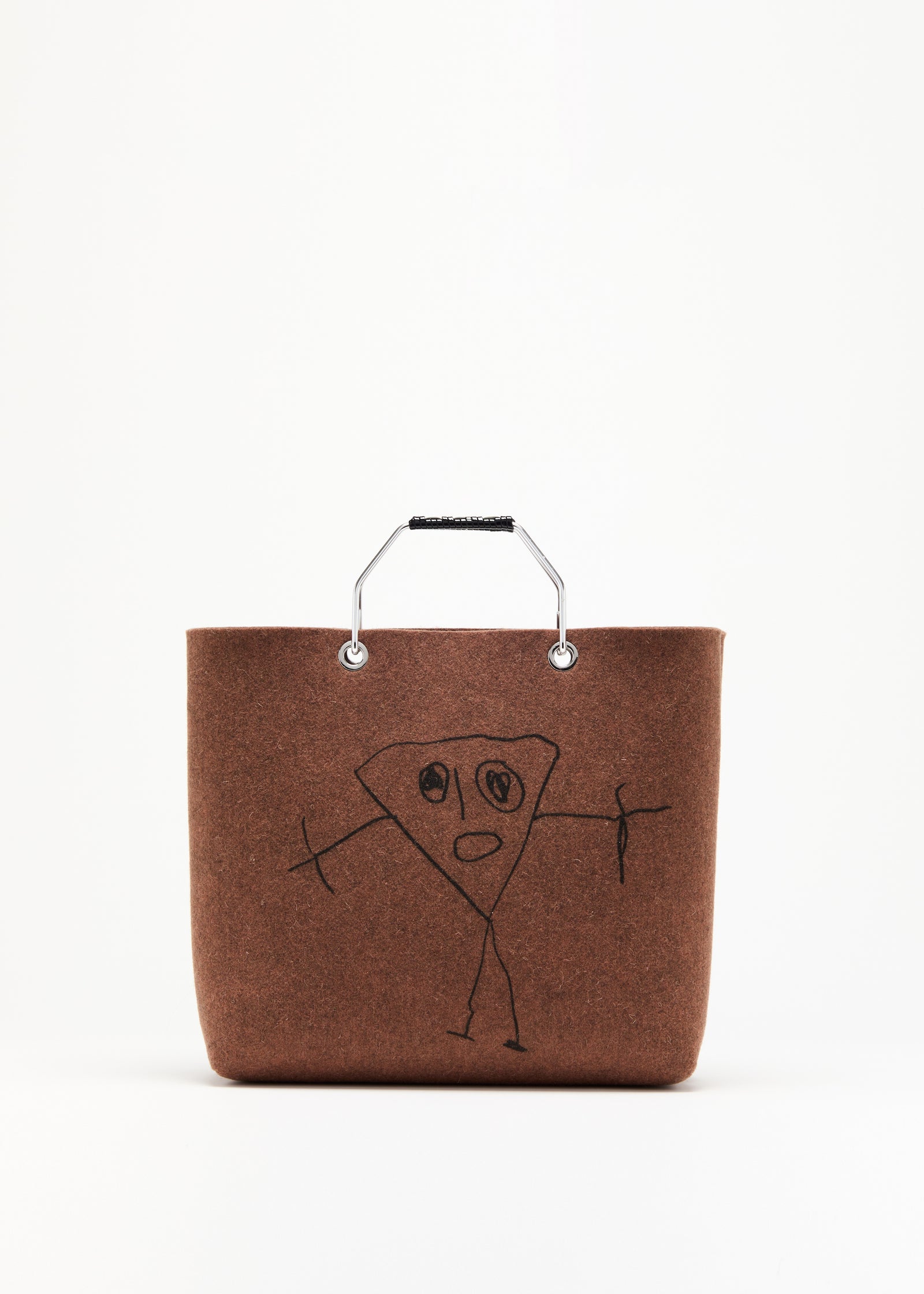 PILI AND BIANCA WOOL COAT SHOPPING BAG