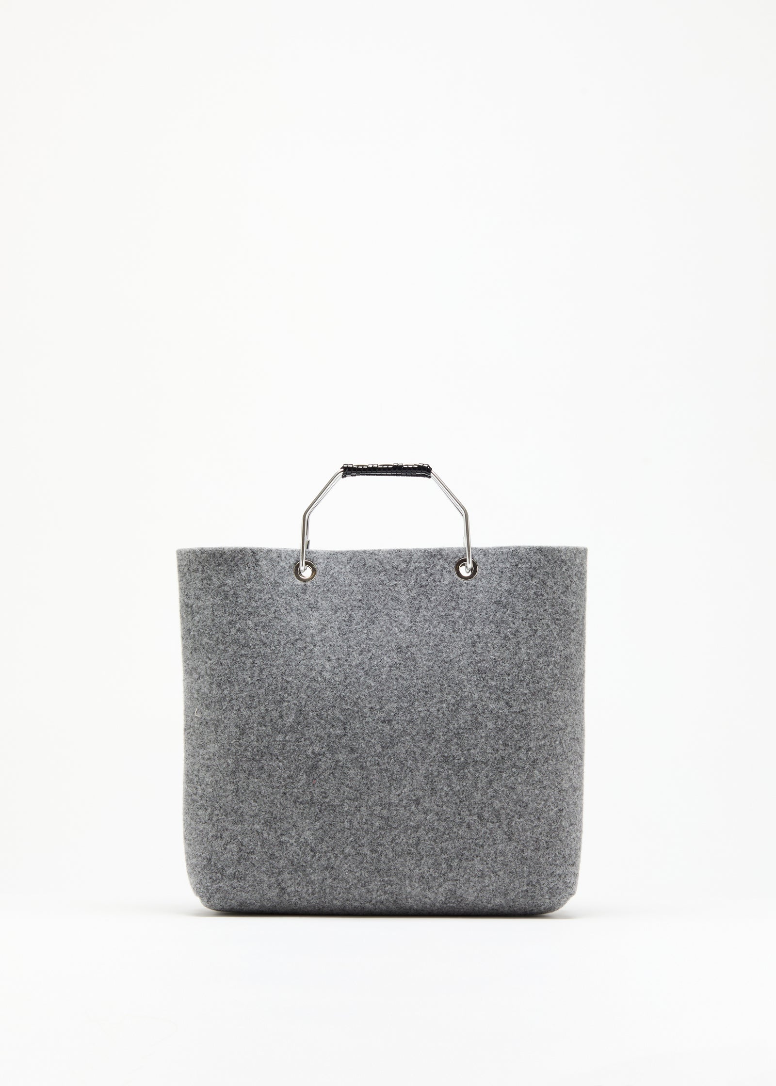 BEACH BAG IN LANA FELTRO GRIGIO