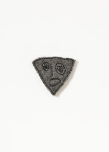 GREY MERINO WOOL "BIANCA" PIN