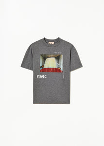 GREY "TENDA CHE VOLA" PRINT T-SHIRT