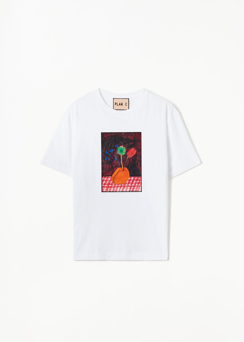 Vase Print T-shirt - Plan C