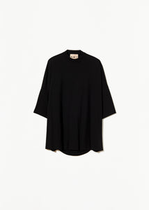 BLACK WIDE SLEEVED T-SHIRT