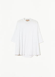 WHITE WIDE SLEEVED T-SHIRT