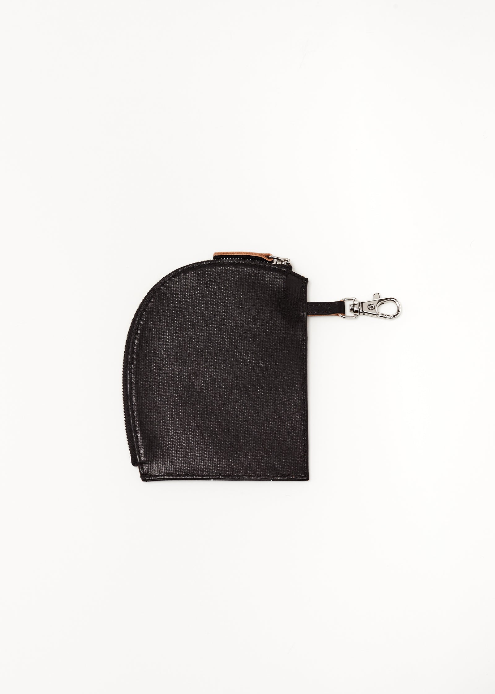 "PILI AND BIANCA" BLACK LEATHER CROSSBODY BELT WITH WALLETS